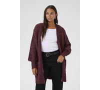 Kaffe Katrina Open Front Loose Fit Cardigan In Red Red XS