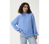 Kaffe Katrine Smock Neck Casual Fit Blouse In Blue Blue 10