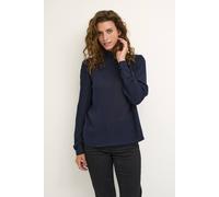 Kaffe Katrine Smock Neck Casual Fit Blouse In Dark Navy Dark Navy 8