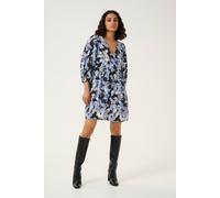 Kaffe Kavictoria V-Neck Puff Sleeve Tunic Printed Multi 14