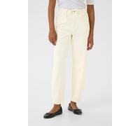 Kaffe Kawhitney High-Waist Tapered Legs Jeans Plain In Natural Natural 8