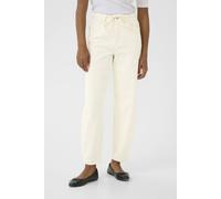 Kaffe Kawhitney Jeans High-Waist Tapered Legs In Off White Off White