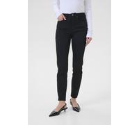 Kaffe Kawillow High Waisted Slim Fit Jeans In Black Black 27R