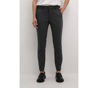 Kaffe Lea Slim Fit Ankle Length Chino Trousers In Charcoal Charcoal 12