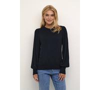 Kaffe Lizza Round Neck Light Knit Pullover In Blue Blue XL