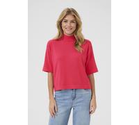 Kaffe Lizza Turtle Neck Jumper In Raspberry Raspberry XL