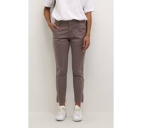 Kaffe Mette Cropped Leg Suit Trousers In Chocolate Chocolate 14