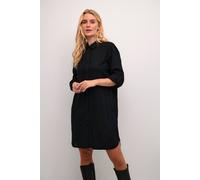 Kaffe Milia Mid-Thigh Length Shirt Dress In Black Black 16