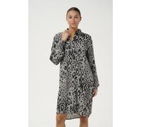 Kaffe Milia Mid-Thigh Length Shirt Dress In Grey Grey 8