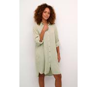 Kaffe Milia Mid-Thigh Length Shirt Dress In Natural Natural 10