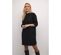 Kaffe Milia Mid-Thigh Length Shirt Dress In True Black True Black 8