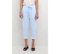 Kaffe Naya Capri Crop Joggers In Baby Blue Baby Blue