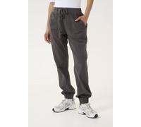 Kaffe Naya Cotton Sweat Joggers In Dark Grey Dark Grey 18