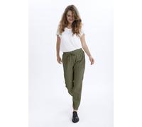 Kaffe Naya Cotton Sweat Joggers In Dark Olive Dark Olive 18