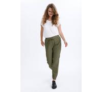 Kaffe Naya Cotton Sweat Joggers In Green Green 14