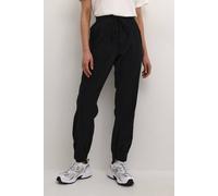 Kaffe Naya Elastic Waist Casual Trousers In Black Black