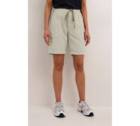 Kaffe Naya Elasticated Shorts Plain In Green Green 8