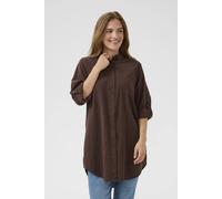 Kaffe Naya Tunic Shirt In Brown Brown 10