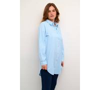 Kaffe Naya Tunic Shirt Plain In Blue Blue 8
