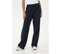 Kaffe Naya Wide Trousers In Dark Navy Dark Navy 16