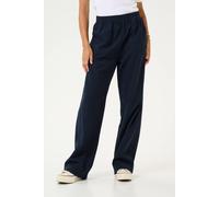 Kaffe Naya Wide Trousers Plain In Blue Blue 18