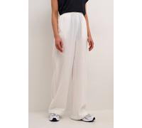 Kaffe Naya Wide Trousers Plain In White White 18