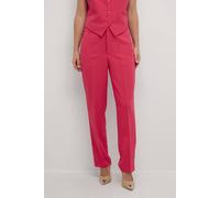 Kaffe Sakura Straight Trousers In Pink Pink 18