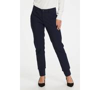 Kaffe Vera Suit Trousers Plain In Blue Blue 16