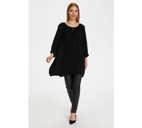 Kaffe Women's Amber 3/4 Sleeve Tunic in Black | Size: 14 Kaffe Black 14