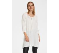 Amber 3/4 Sleeve Tunic Plain Kaffe White 12