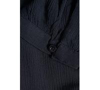 KAFFE Women's Amber Blouse Ls, Midnight Navy, 14