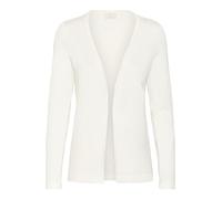 Kaffe Women's Basic Cardigan with Long Sleeves Button Up Front Sweater, Cream, L