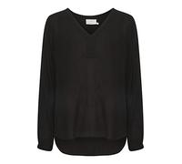 Kaffe Women's Amber L/S Blouse Min 2 Blouse, Black, 48
