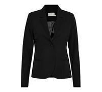 Kaffe Women's Classic Blazer with Long Sleeves Jersey Single Breasted, Black deep, 36