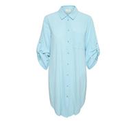 KAFFE Women's Shirt Dress Buttons 3/4 Sleeves Loose Fit Above Knee Length, Atomizer, 10