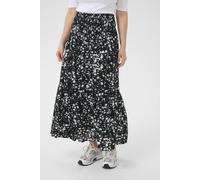 Kaffe Women's KAbeathe Graphic Printed Midi Skirt in Black | Size: XS/S Kaffe Black XS/S