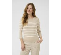 Kaffe Women's KAlizza Long Sleeve Boatneck Jumper in Pale Grey | Size: XL