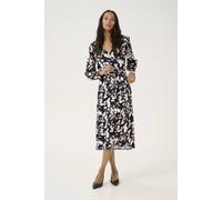 Kaffe Women's KAlura Long Sleeve Dress in Black | Size: 10