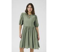 Kaffe Women's KAmariana Dress in Khaki | Size: 14