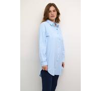 Kaffe Women's KaNaya Longline Shirt in Baby Blue | Size: 16