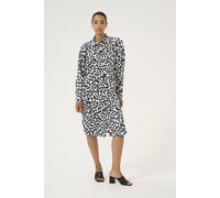 Kaffe Women's KAroxy Loose Fit Knee Length Shirt Dress in Black | Size: 10