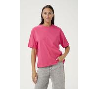 Kaffe Women's KAtomina Relaxed Short Sleeve T-Shirt in Raspberry | Size: XL Kaffe Raspberry XL