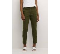 Women's 7/8 chino Trousers KAFFE Lea Vert 32