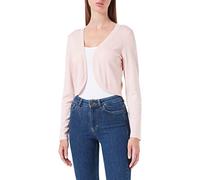 Kaffe Women's Long Sleeve Bolero Short Shoulder Jacket Open Front Shrugs, Orange, M