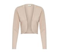 Kaffe Women's Long Sleeve Bolero Short Shoulder Jacket Open Front Shrugs, Orange, S