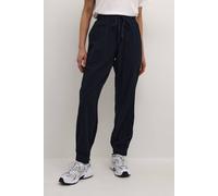Kaffe Women's Naya Cotton Sweat Joggers in Dark Navy | Size: 14