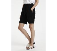 Kaffe Women's Naya Elastic Waist Casual Shorts in True Black | Size: 10