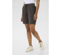 Kaffe Women's Naya Elasticated Shorts in Dark Grey | Size: 12