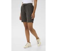Kaffe Women's Naya Elasticated Shorts in Dark Grey | Size: 8 Kaffe Dark Grey 8