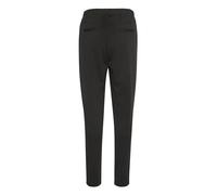 Kaffe Women's Pants Elastic Tapered Legs Regular Fit Midrise Waist, Black Deep, L